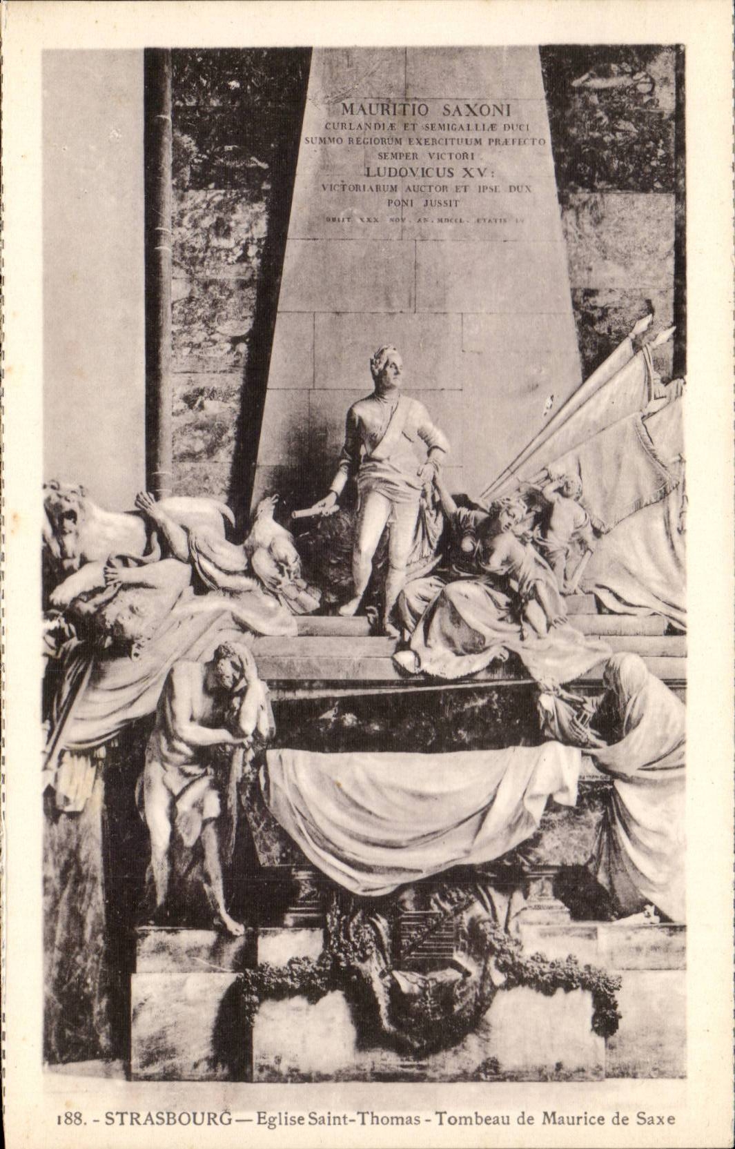 Strasbourg — Église Saint-Thomas — Tombeau de Maurice de Saxe