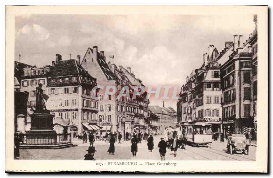 Strasbourg CPA Place Gutenberg