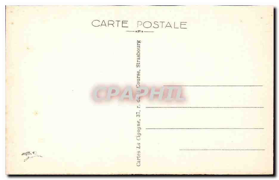 Strasbourg CPA La petite France — Rückseite