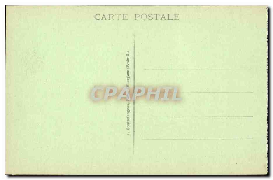 Altes Royat und Puy de Dôme — Allgemeine Ansicht — a.d'o. n°1138 — Rückseite