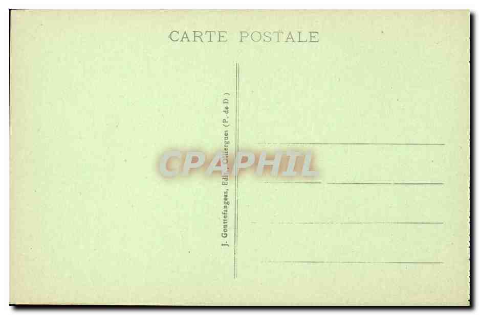 CPA Royat Vieille rue Femmes Animee — Rückseite