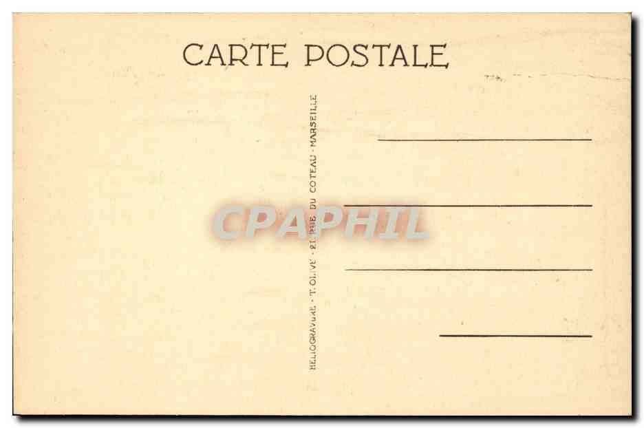 CPA Toulon Porte de l'arsenal — Verso