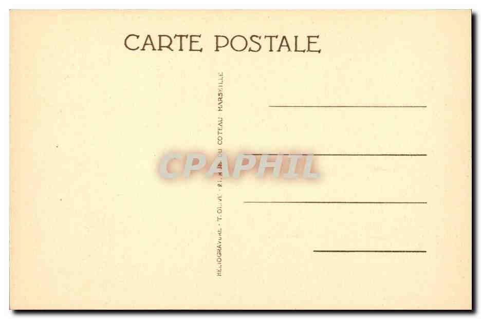 Toulon - Le Carré du Port — vue du port avec statue et bateaux — éditeur Coteau, n°2 — Rückseite