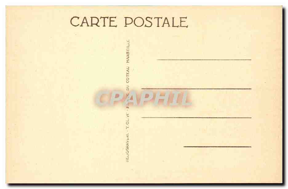 CPA Toulon Place de la liberte — Verso