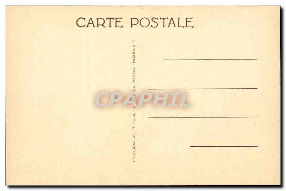 CPA Toulon Le theatre municipal — Verso