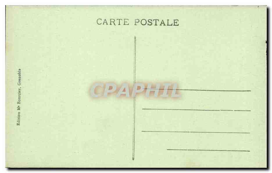 Dauphiné - Grande-Chartreuse - Intérieur d'une cellule - Chambre à coucher — Rückseite