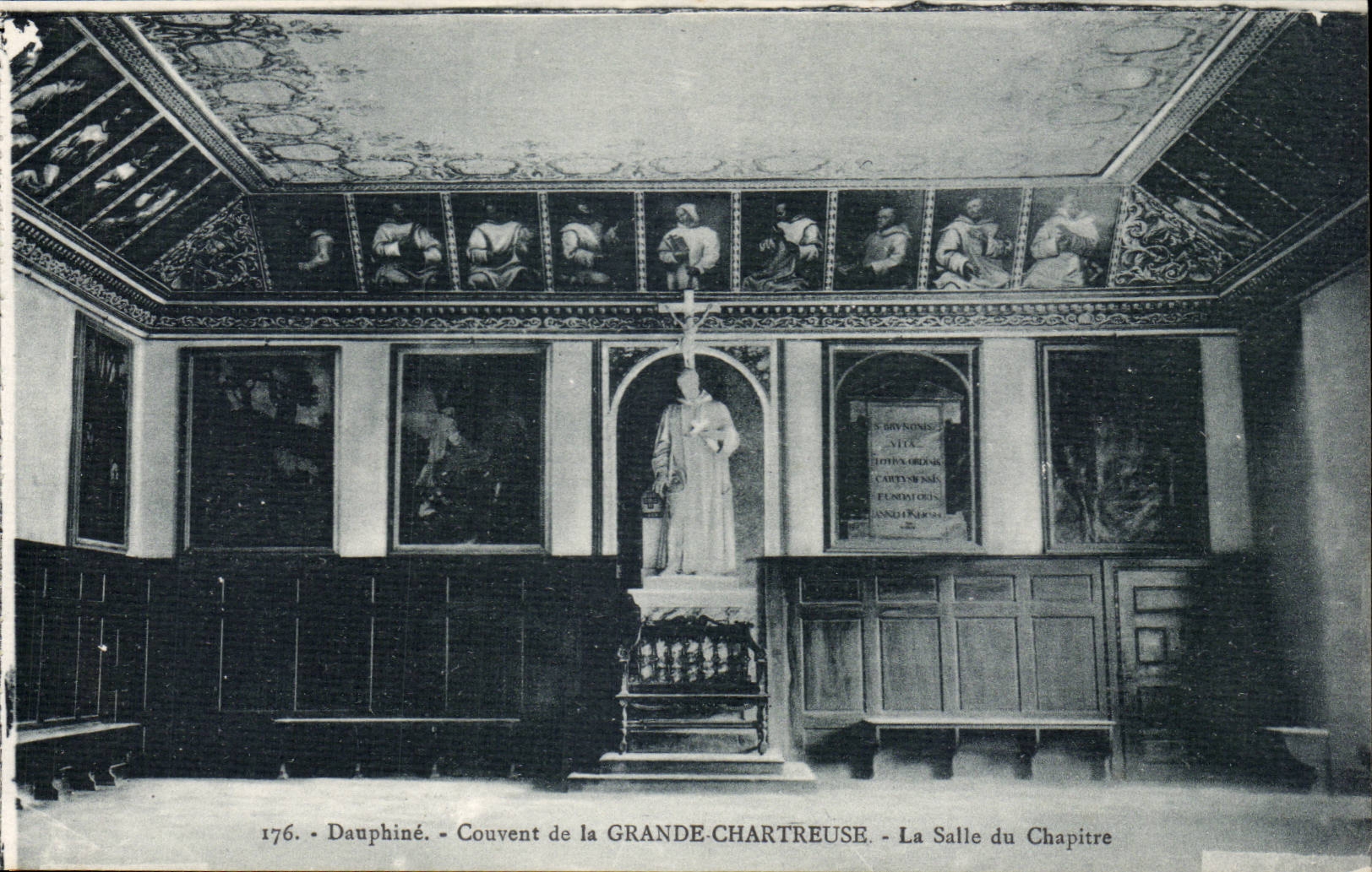 Dauphiné - Couvent de la Grande-Chartreuse - La Salle du Chapitre