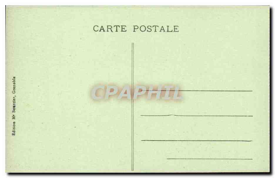 Intérieur du Couvent - Grande-Chartreuse - Dauphiné — Édition Mme Boarcier, Grenoble — Rückseite