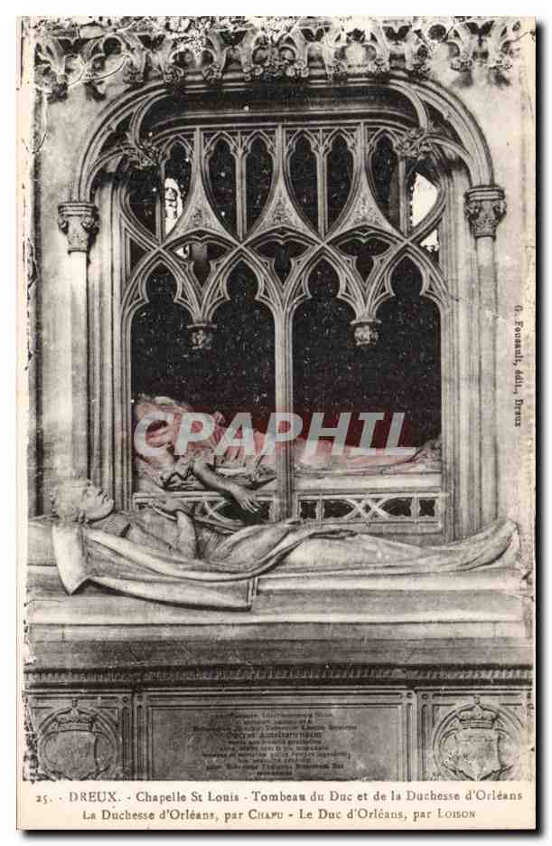 Dreux - Capilla San Luis - Tumba del Duque y de la Duquesa de Orleáns - de Chapu y Loison