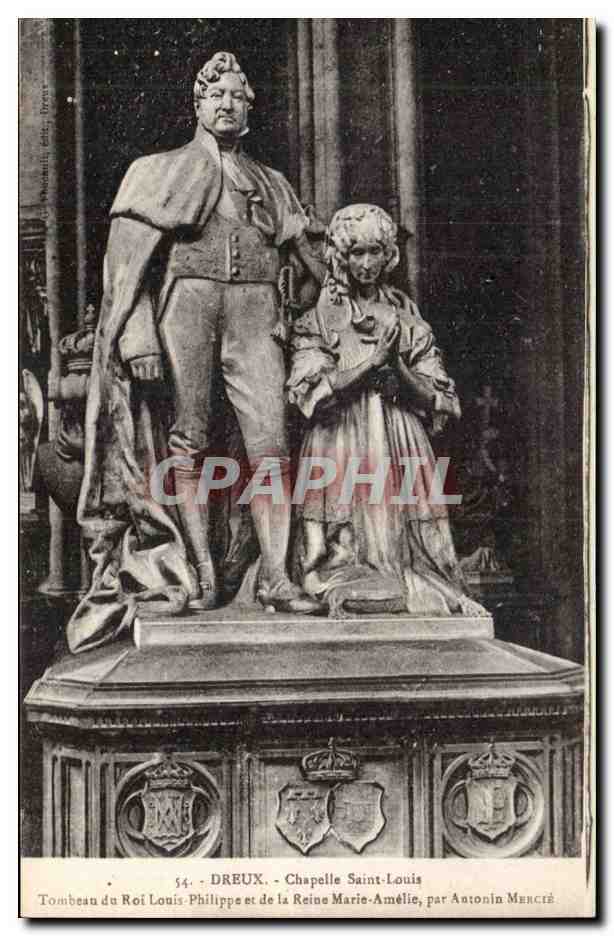 Tombeau du Roi Louis-Philippe et de la Reine Marie-Amélie, par Antonin Mercié — Chapelle Saint-Louis — Dreux