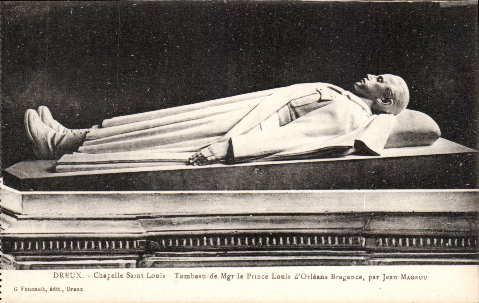 Dreux - Kapelle Saint Louis - Grab des Mgr Prinzen Louis d'Orléans Bragance, von Jean Magrou