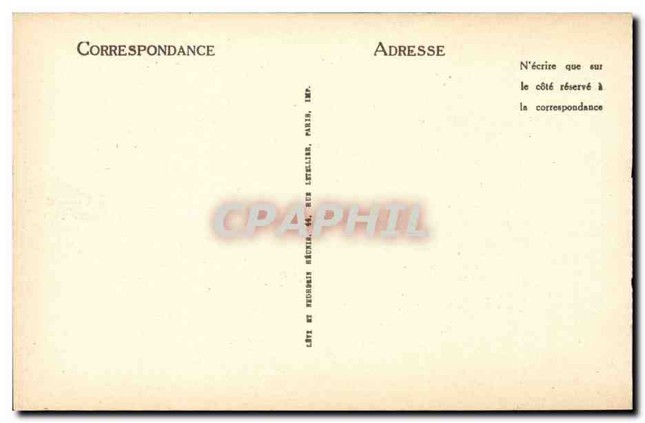 Beauvais - L'Hotel de Ville - CPA  — Verso