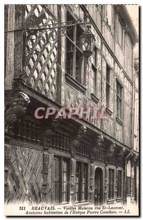 Beauvais - Vieilles Maisons - Rue St Laurent - CPA 
