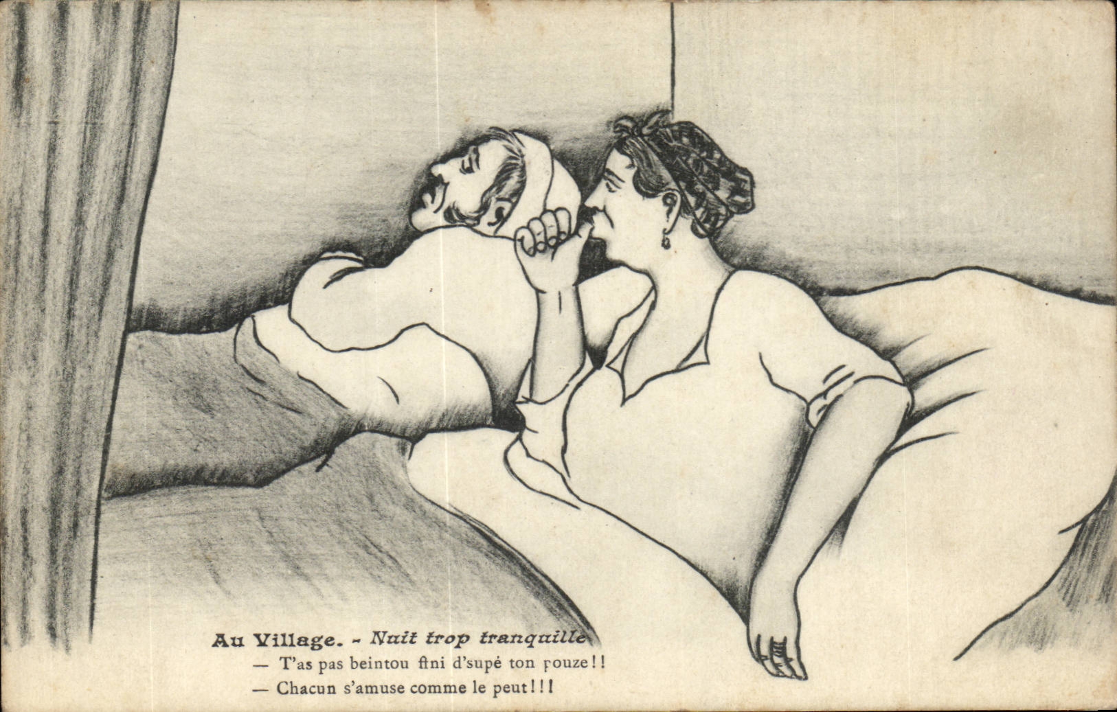 Au Village - Nuit trop tranquille — éditeur non visible
