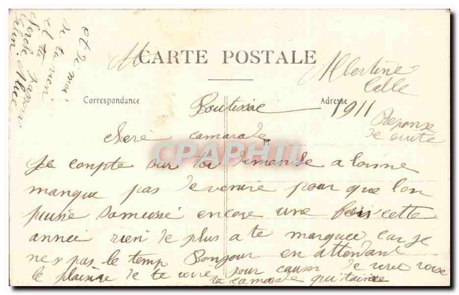 Illustrateurs - Plaisirs Champetres - Sacre maladret tu peux donc pas fere attention voure que tu terpe - CPA  — Rückseite
