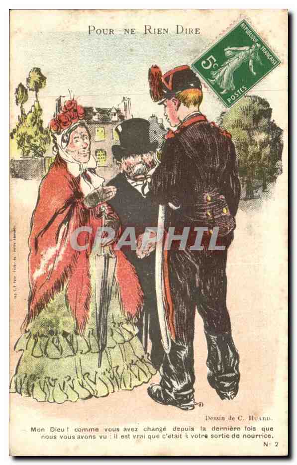 Illustrateurs - Pour se rien dire - militaria - CPA 