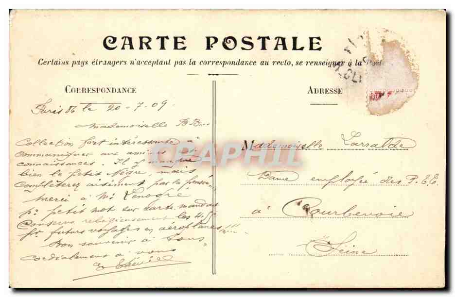 Illustrateurs - Greve de PTT - La Camarade Subra - CPA  — Rückseite