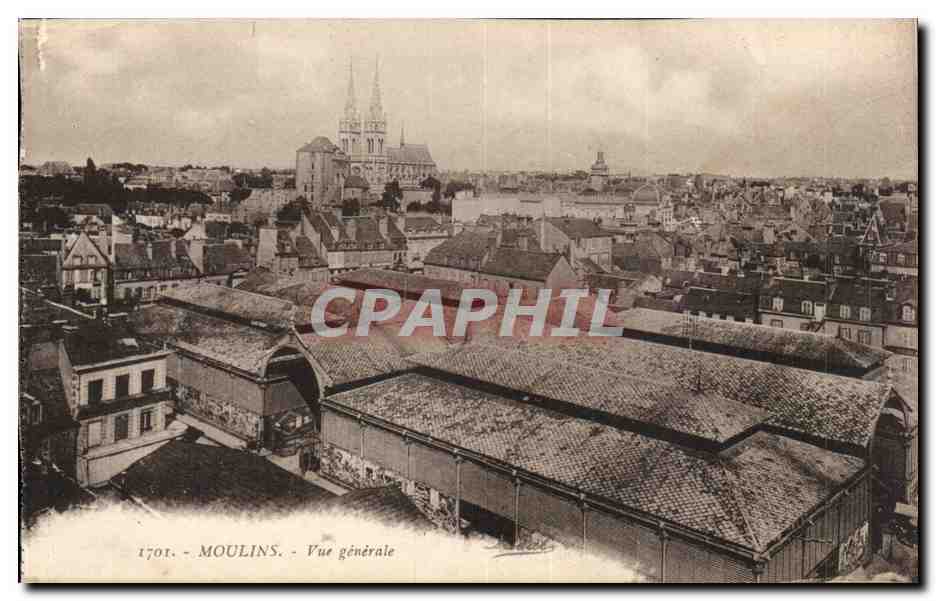 Moulins - Vue Generale - CPA - 