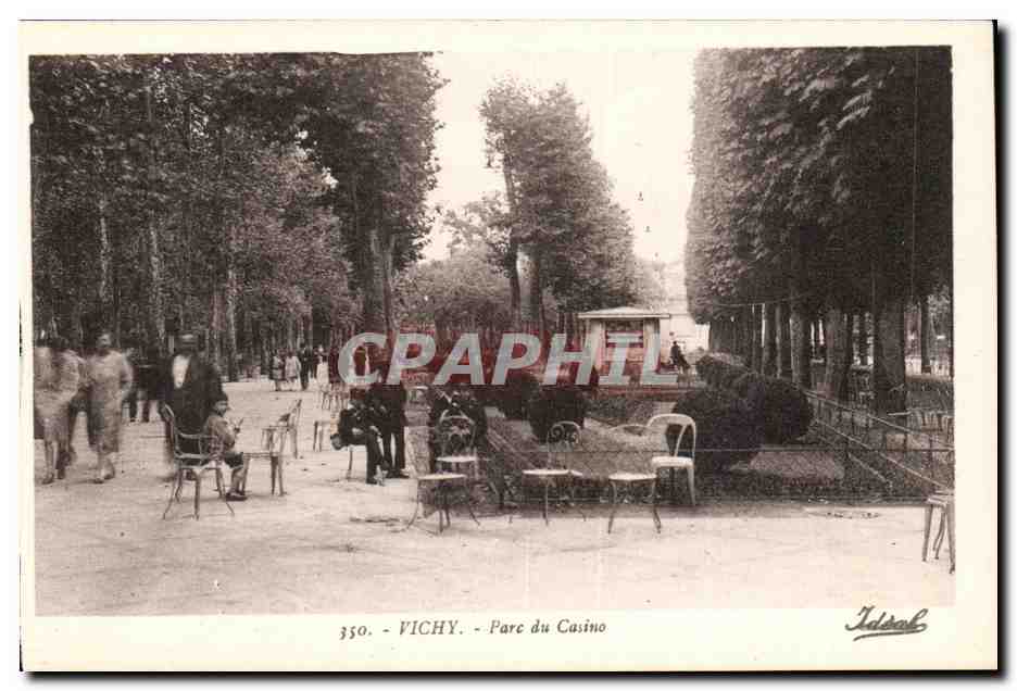 Vichy - Parc du Casino - CPA - 