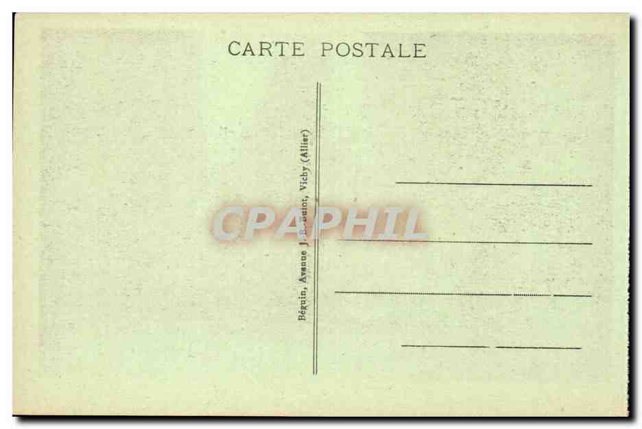Vichy - Parc du Casino - Les Massifs - CPA -  — Verso