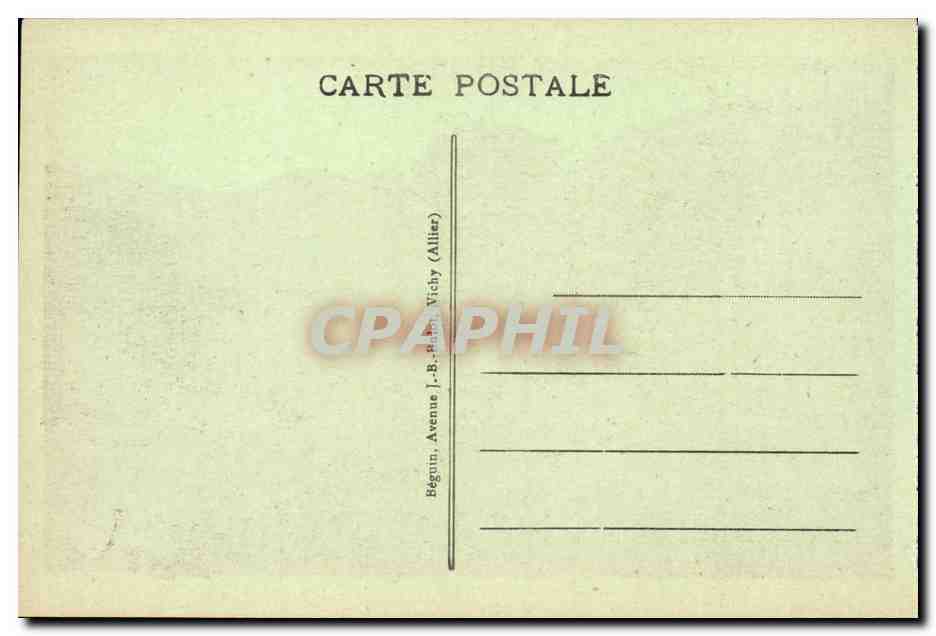 Vichy - Le Casino - Cote de la Pergola - CPA  — Verso