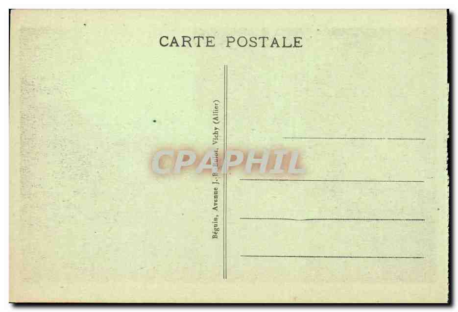 Vichy - Facade du Casino - CPA  — Verso