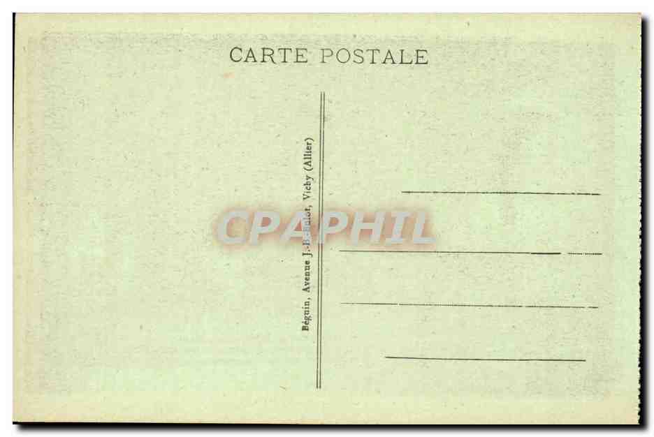 Vichy - Allee couverte du Parc et Source Mesdames - CPA  — Verso