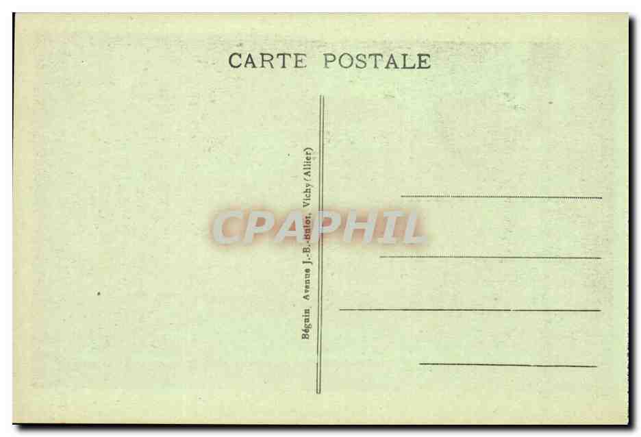 Vichy - Source de l'Hopital - CPA  — Rückseite
