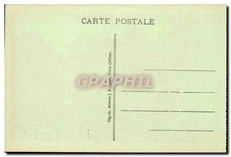 Vichy - Villa Sevigne - CPA  — Verso