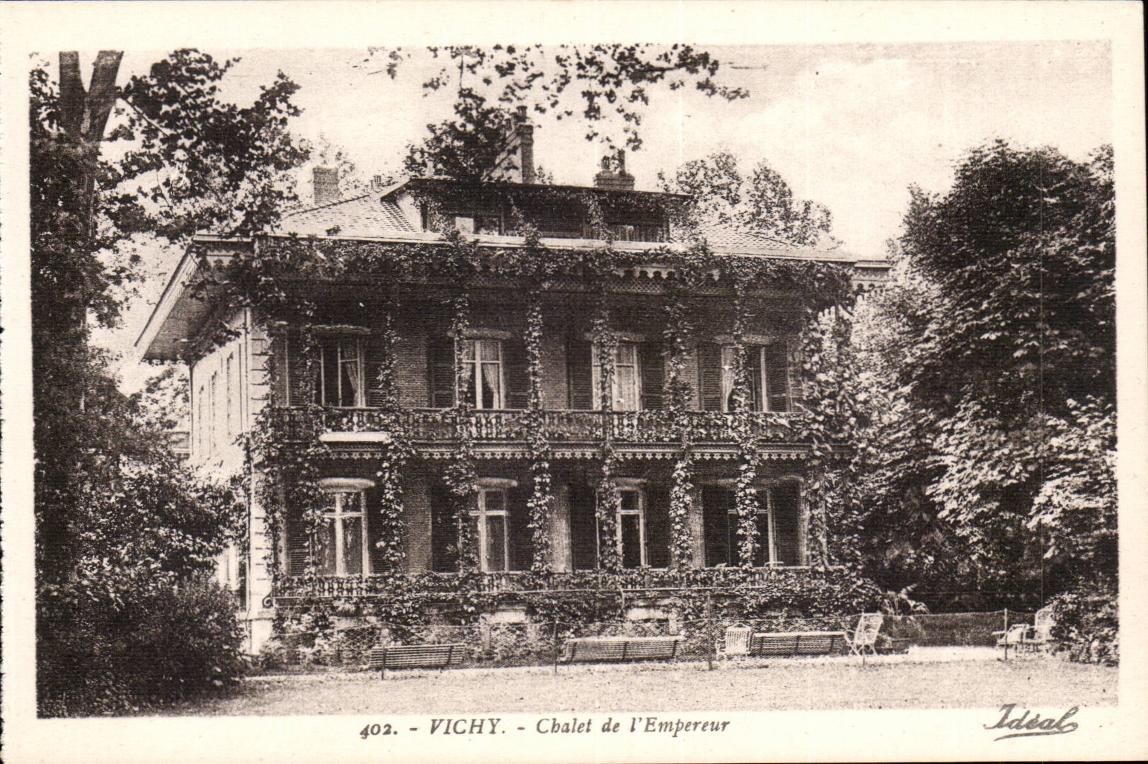 Vichy - Chalet de l'Empereur — Éditeur Idéal, n° 402