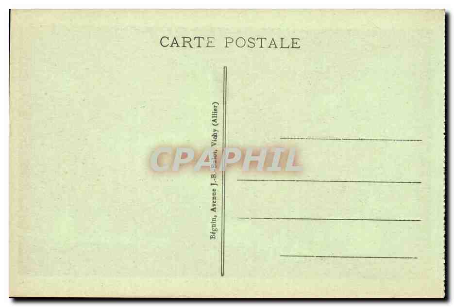 Vichy - Chalet de l'Empereur — Éditeur Idéal, n° 402 — Verso