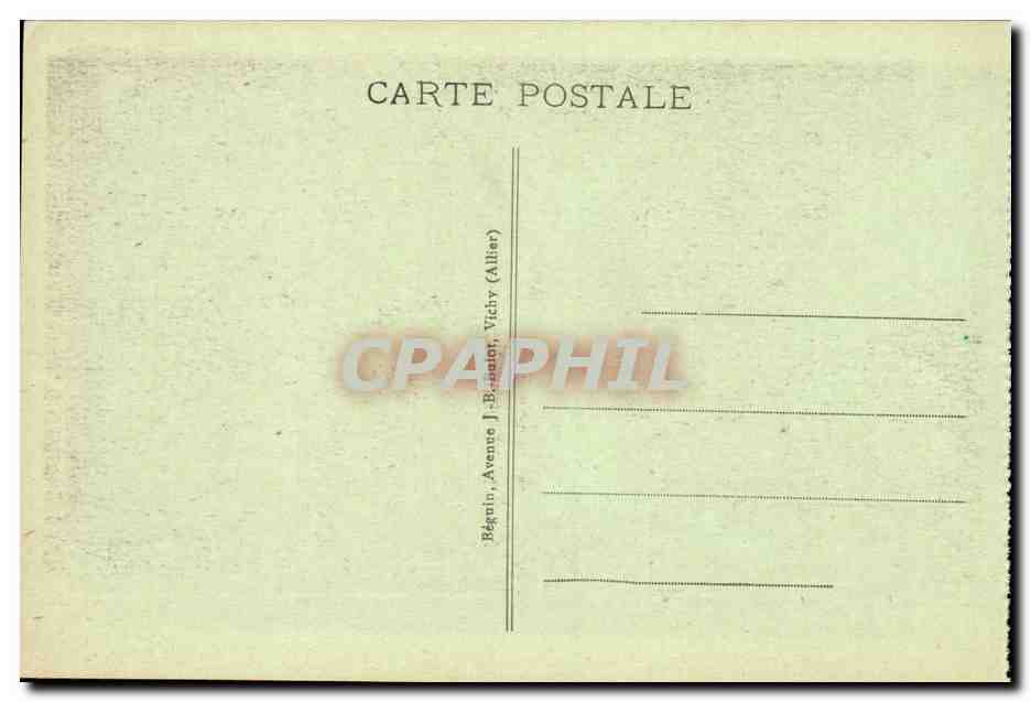 Vichy - L'Etablissement Thermal - CPA  — Verso