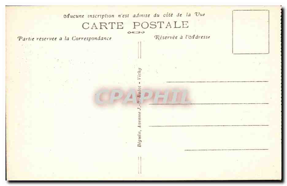 Route Automobile du PUY-de-DOME, à l'arrivée au Sommet — L'Auvergne pittoresque — J.-B. Béguin, Vichy — Reverso