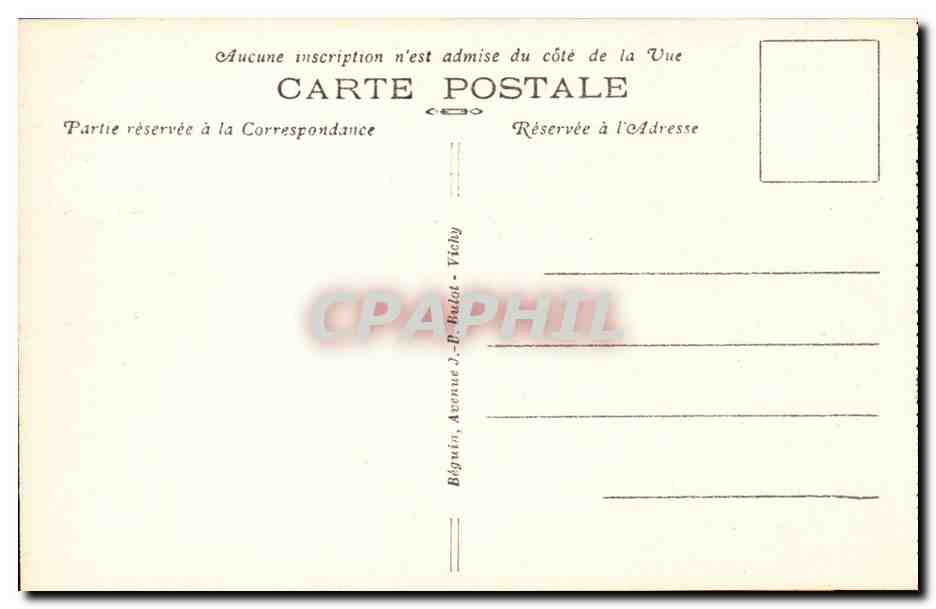 Der PUY-DE-DOME und der Toll, auf der Automobilstraße zum Gipfel — Die pittoreske Auvergne — Verlag Fidal, n°2 — Rückseite