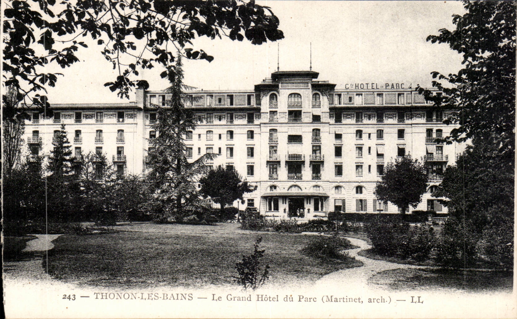 Thonon les Bains - Le Grand Hotel du Parc - CPA 