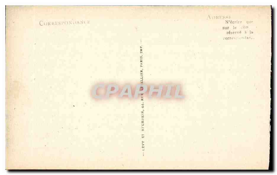 Thonon les Bains - Le Grand Hotel du Parc - CPA  — Verso