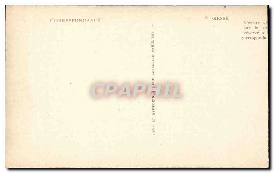 Thonon les Bains - Place du Chateau - CPA  — Verso