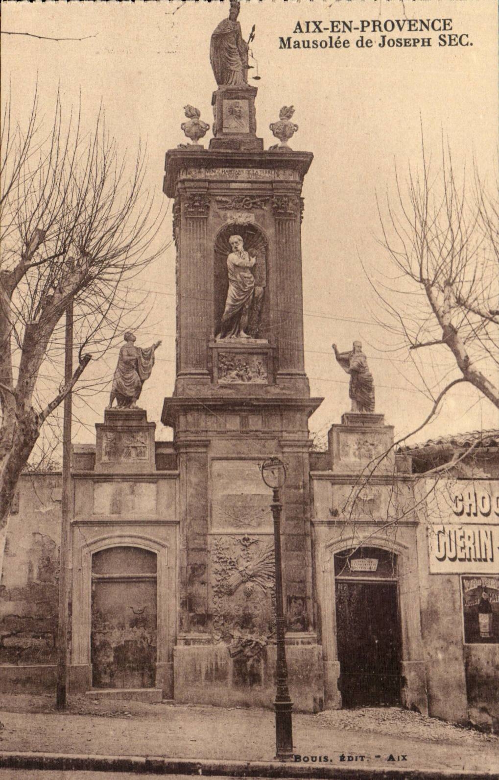 Aix-en-Provence — Mausoleum of Joseph Sec. — Bouis Édit. Aix