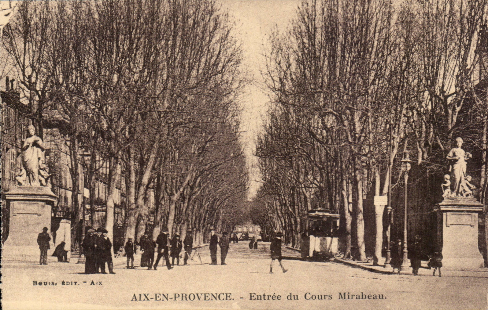 Aix en Provence - Entree du Cours Mirabeau CPA 