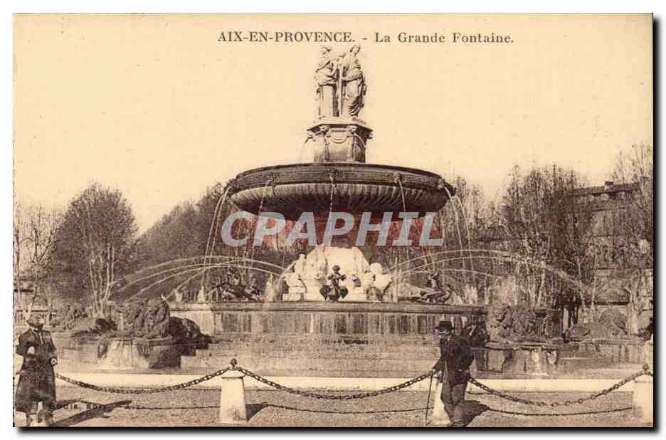 Aix-en-Provence - La Grande Fontaine — éditeur non visible