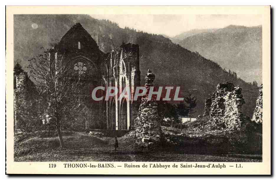 Thonon-les-Bains — Ruines de l'Abbaye de Saint-Jean-d'Aulph — L.I.