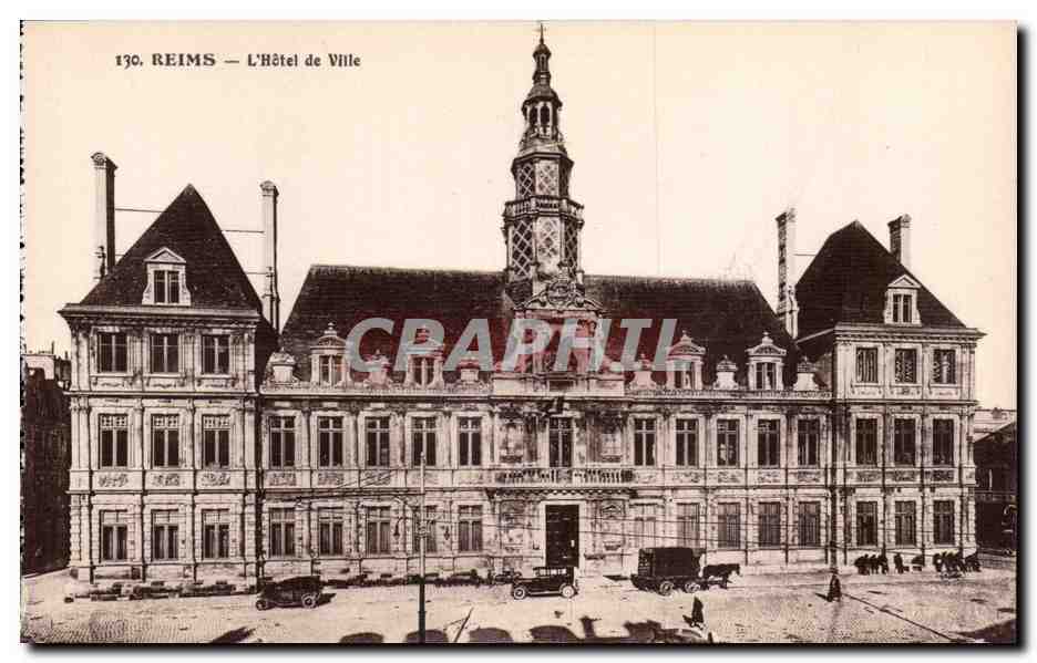 Reims - L'Hotel de Ville - CPA 