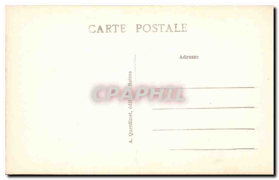 Reims — La Porte Mars — A. Quentinet, éditeur Reims, n°24 — Reverso