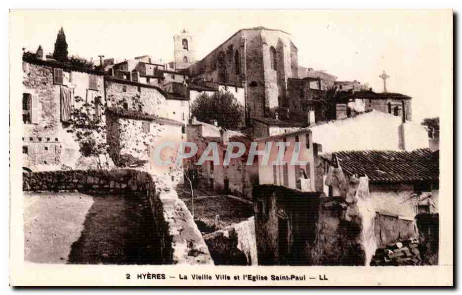 Hyères — La Vieille Ville et l'Église Saint-Paul — LL