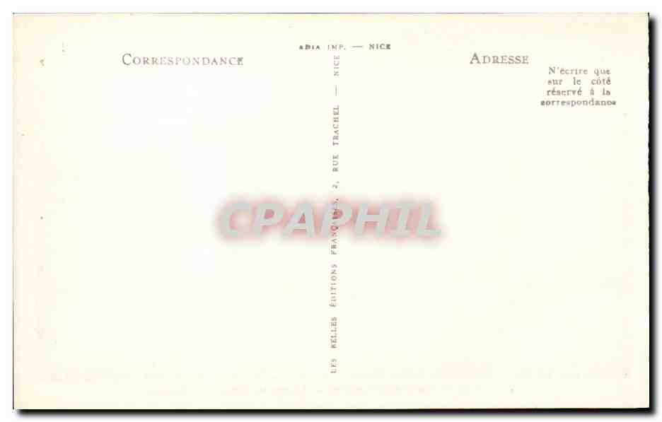 Hyeres les Palmiers - Vue Generale CPA  — Rückseite