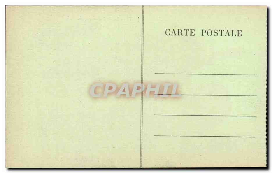 Bourbon l'Archambault - Le Chateau - Facade Sud CPA  — Verso