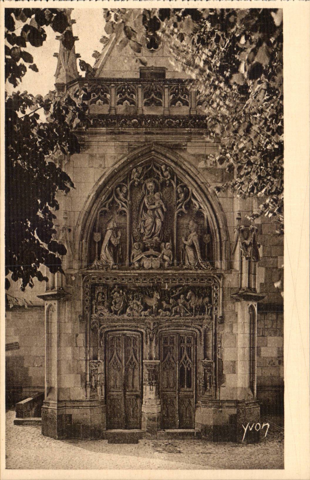 Porte de la Chapelle Saint-Hubert — Château d'Amboise — Édition d'Art YVON