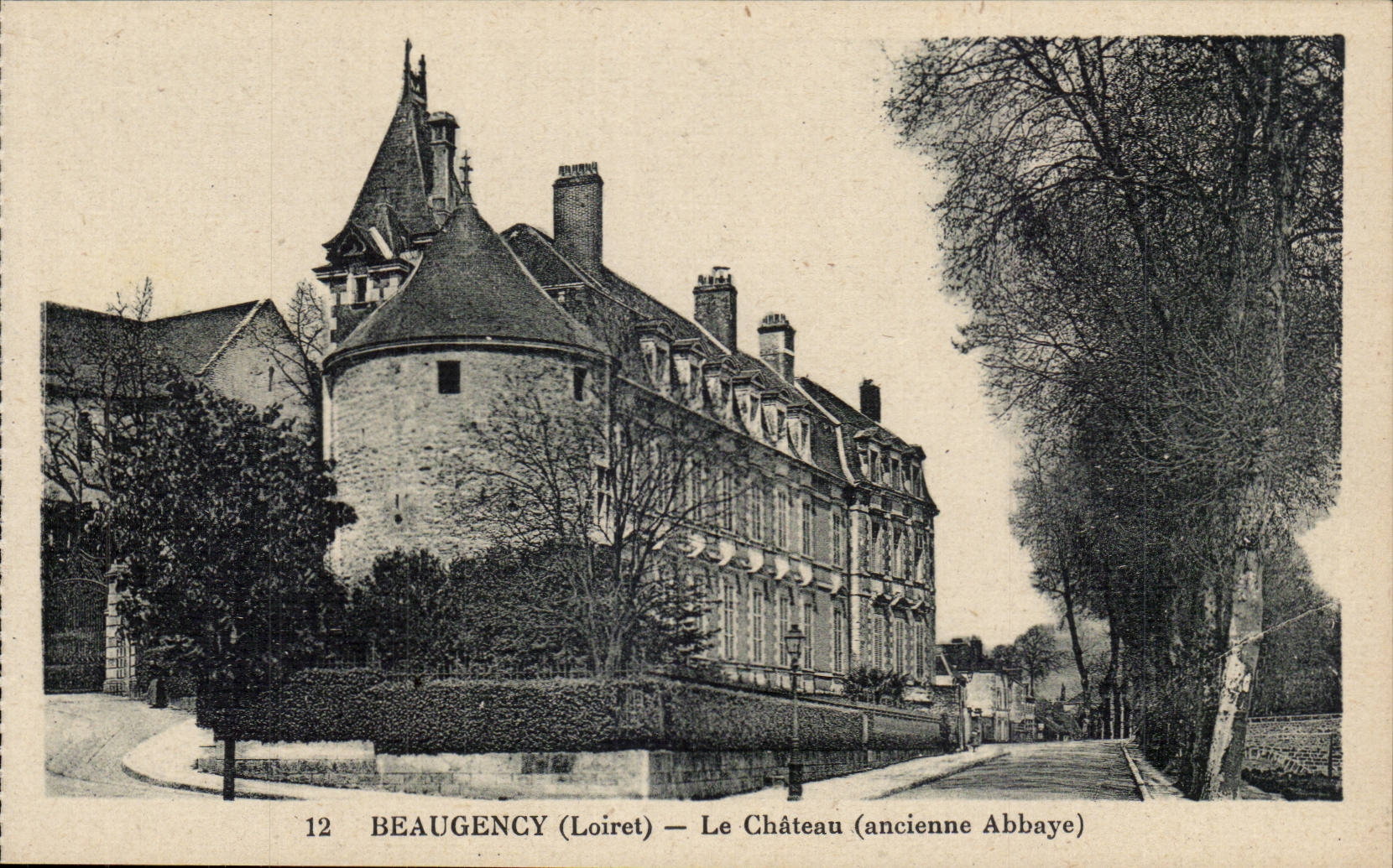 Beaugency (Loiret) — Le Château (ancienne Abbaye) — Éditeur Laurent