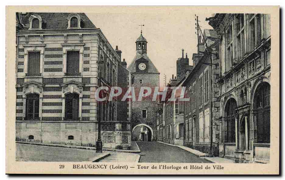 Beaugency (Loiret) — Tour de l'Horloge et Hôtel de Ville