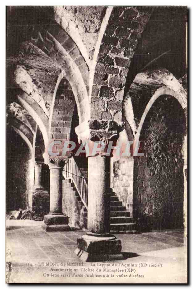 Le Mont Saint Michel - La Cyypte - CPA 